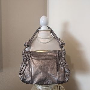 Leather Hobo Bag by Elliot Lucca